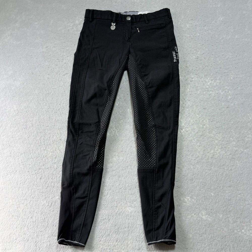Pikeur Equestrian Pants Women’s Size 36 Black Riding Breeches Full Grip